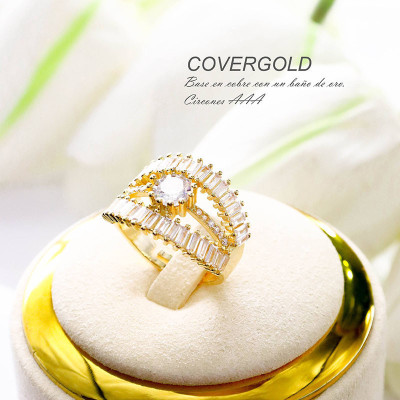 Anillo en covergold