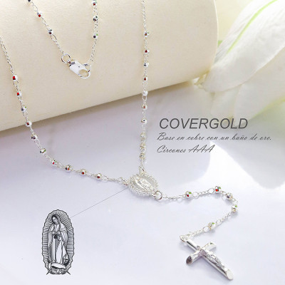 Camándula en covergold con baño en Rodio