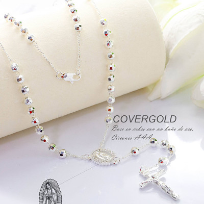 Camándula en covergold con baño en Rodio