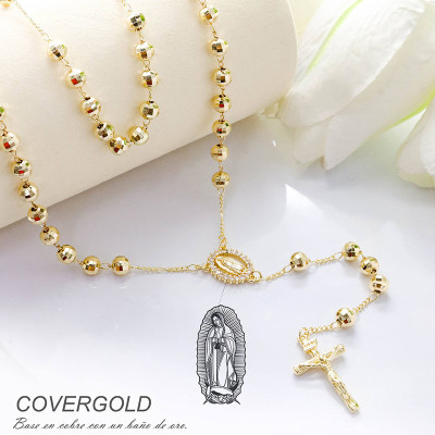 Camándula en covergold con baño en Rodio