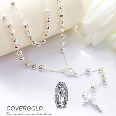 Camándula en covergold con baño en Rodio
