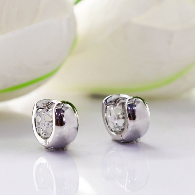 Aretes en covergold con baño en Rodio