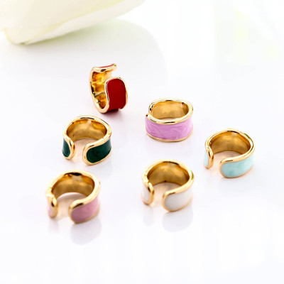 Earcuff en covergold con baño en Rodio