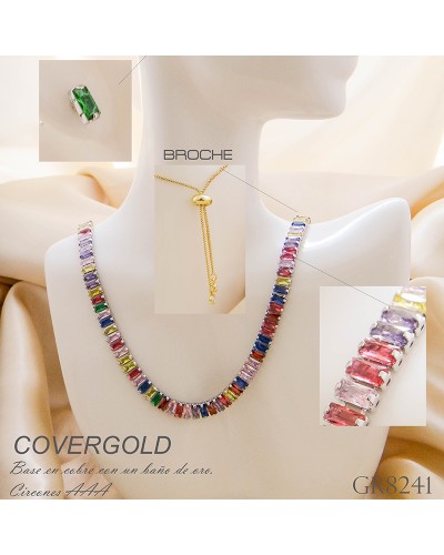 Collar De Circones Multicolor