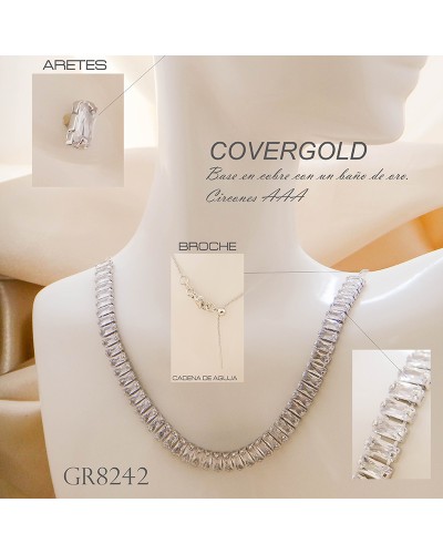 Collar De Circones Blancos