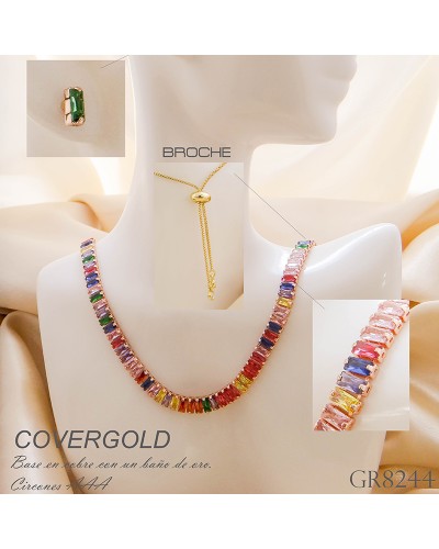 Collar De Circones Multicolor