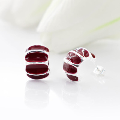 Aretes Ancora en covergold Rodinado