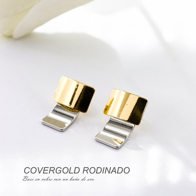Aretes en covergold rodinado
