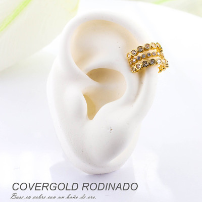 Earcuff en covergold rodinado