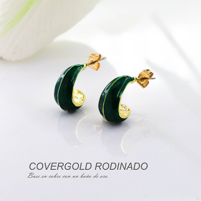 Aretes en covergold rodinado