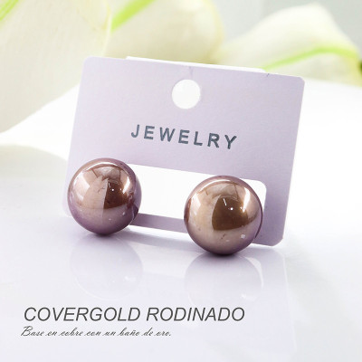 Aretes en covergold rodinado