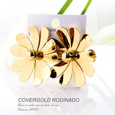 Aretes en covergold rodinado