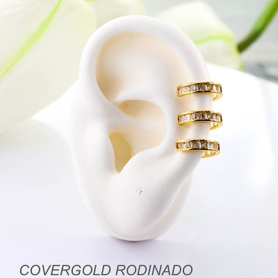 Earcuff en covergold rodinado