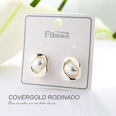 Aretes en covergold rodinado