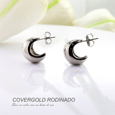 Aretes en covergold rodinado