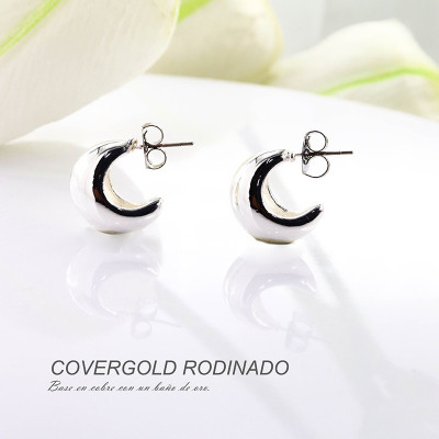 Aretes en covergold rodinado