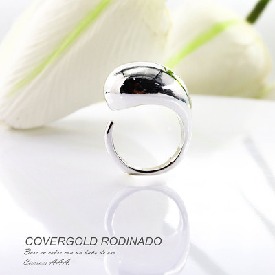 Anillo en covergold rodinado