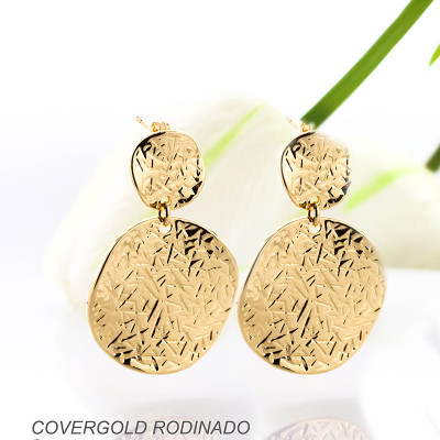 Aretes en covergold rodinado