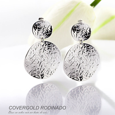 Aretes en covergold rodinado