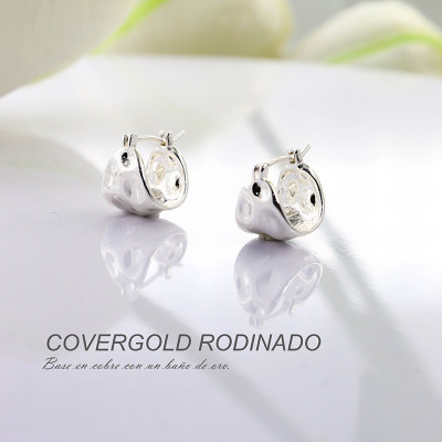 Aretes en covergold rodinado