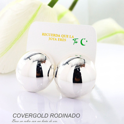 Aretes en covergold rodinado