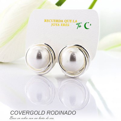 Aretes en covergold rodinado