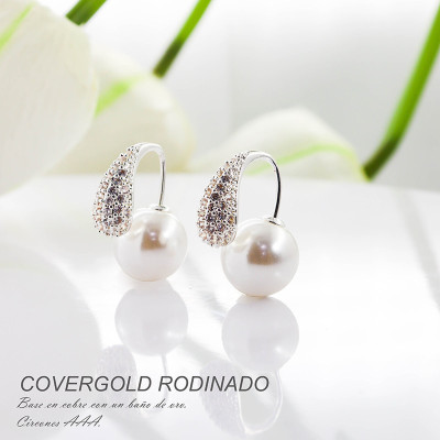 Aretes en covergold rodinado