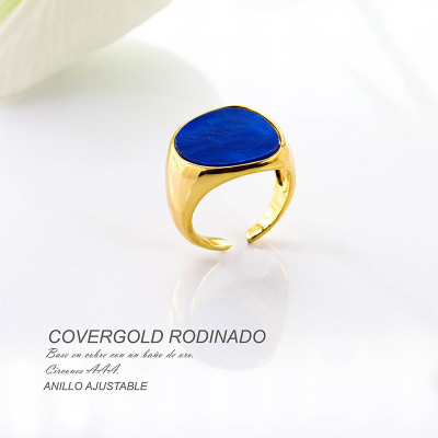 Anillo en covergold rodinado