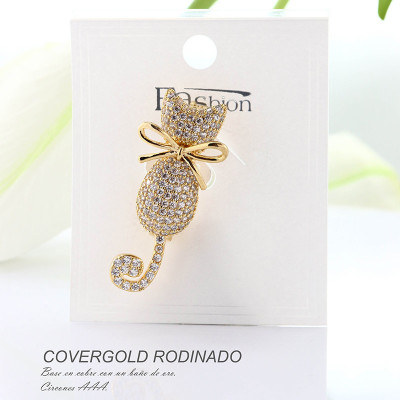 Broches en covergold rodinado