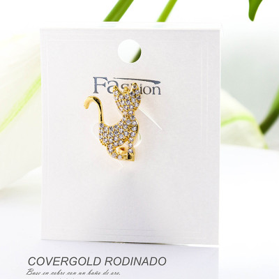 Broches en covergold rodinado