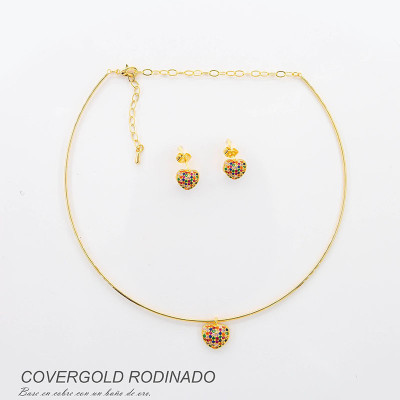Collar en covergold rodinado