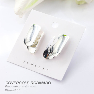 Aretes en covergold rodinado