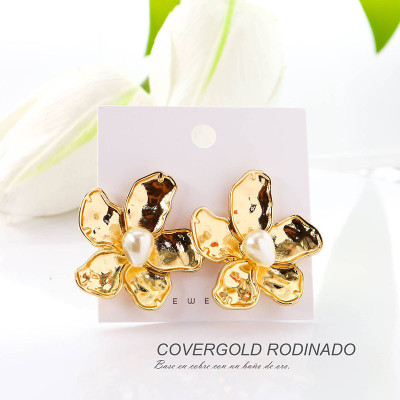 Aretes en covergold rodinado