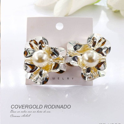 Aretes en covergold rodinado