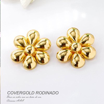 Aretes en covergold rodinado