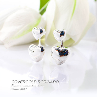 Aretes en covergold rodinado