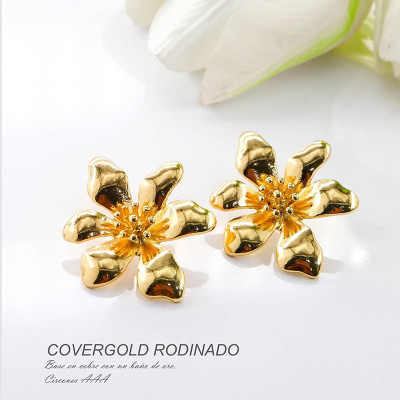 Aretes en covergold rodinado