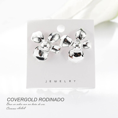 Aretes en covergold rodinado
