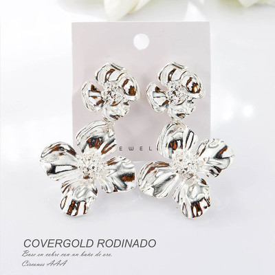 Aretes en covergold rodinado