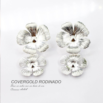 Aretes en covergold rodinado