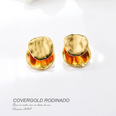Aretes en covergold rodinado