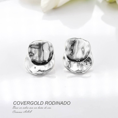 Aretes en covergold rodinado