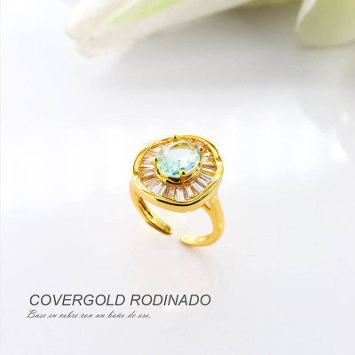 Anillo en covergold  rodinado