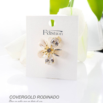 Broches en covergold rodinado