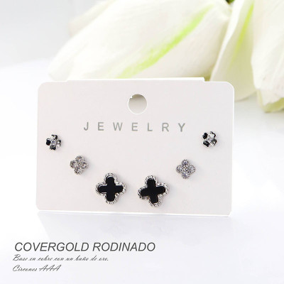 Aretes en covergold rodinado