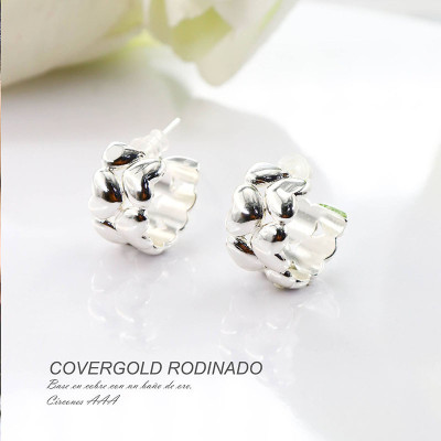 Aretes en covergold rodinado