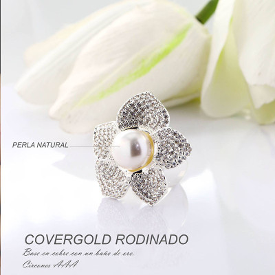 Anillo en covergold  rodinado