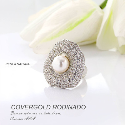 Anillo en covergold  rodinado