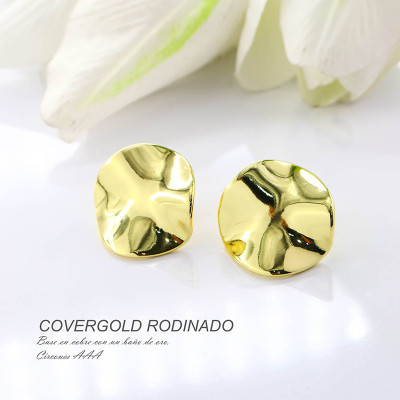 Aretes en covergold rodinado