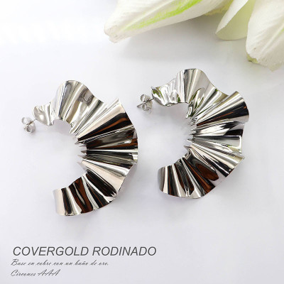 Aretes en covergold rodinado